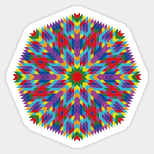 Wish Fulfillment Mandala Wish Granting Mandala Sticker